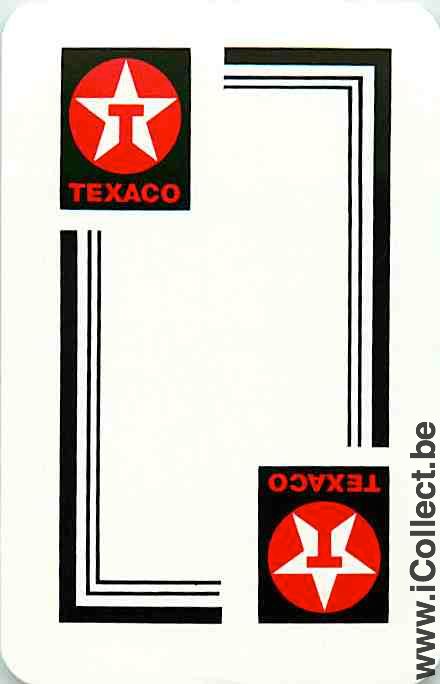Single Playing Cards Motor Oil Texaco (PS14-10G)
